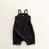 Black / 6-9M Solid Cotton Sleeveless Loose Vest Sling