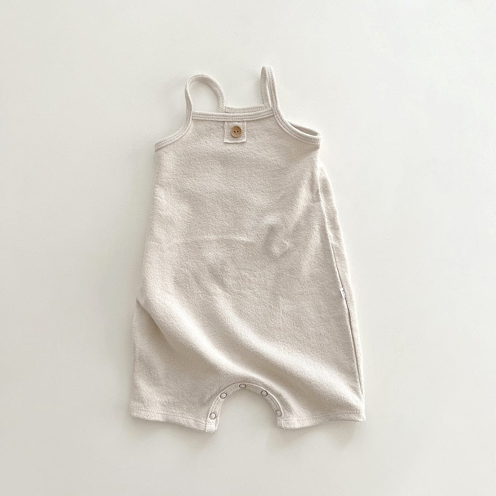 White / 6-9M  66 Solid Cotton Sleeveless Loose Vest Sling