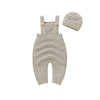 82W1561-4 / 3M Solid Sleeveless Jumpsuits Outfits Sets