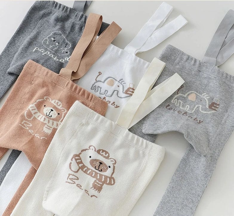 Solid Suspender Tights