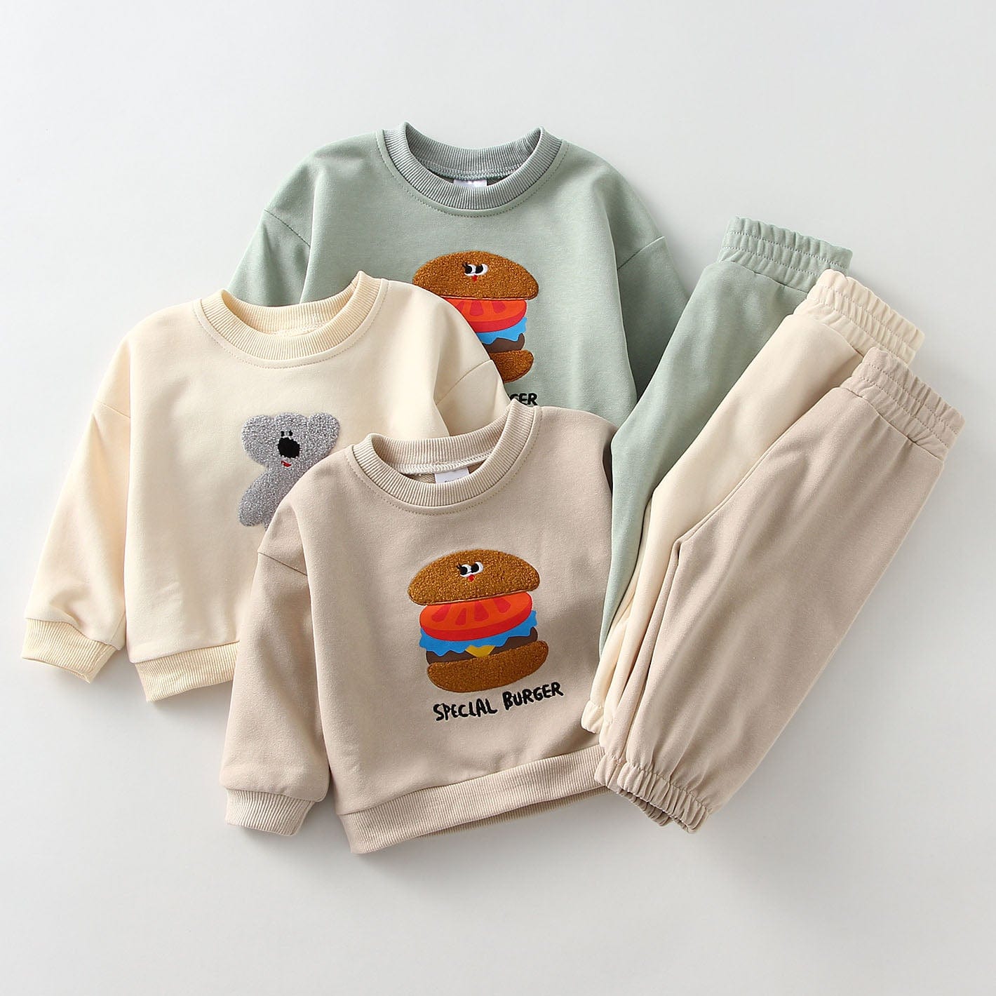 Spring Embroidery Kids Sweatshirt