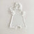 Girl's Clothing White / 0-6M Summer Baby Girls Romper with Matching Bonnet
