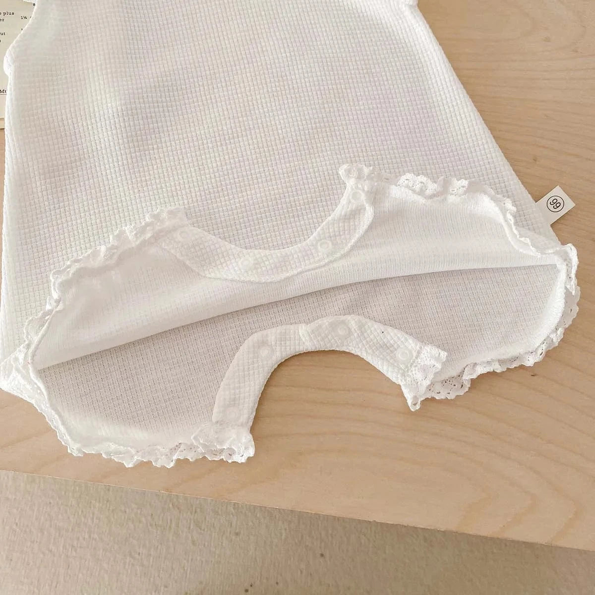 Girl's Clothing Summer Baby Girls Romper with Matching Bonnet