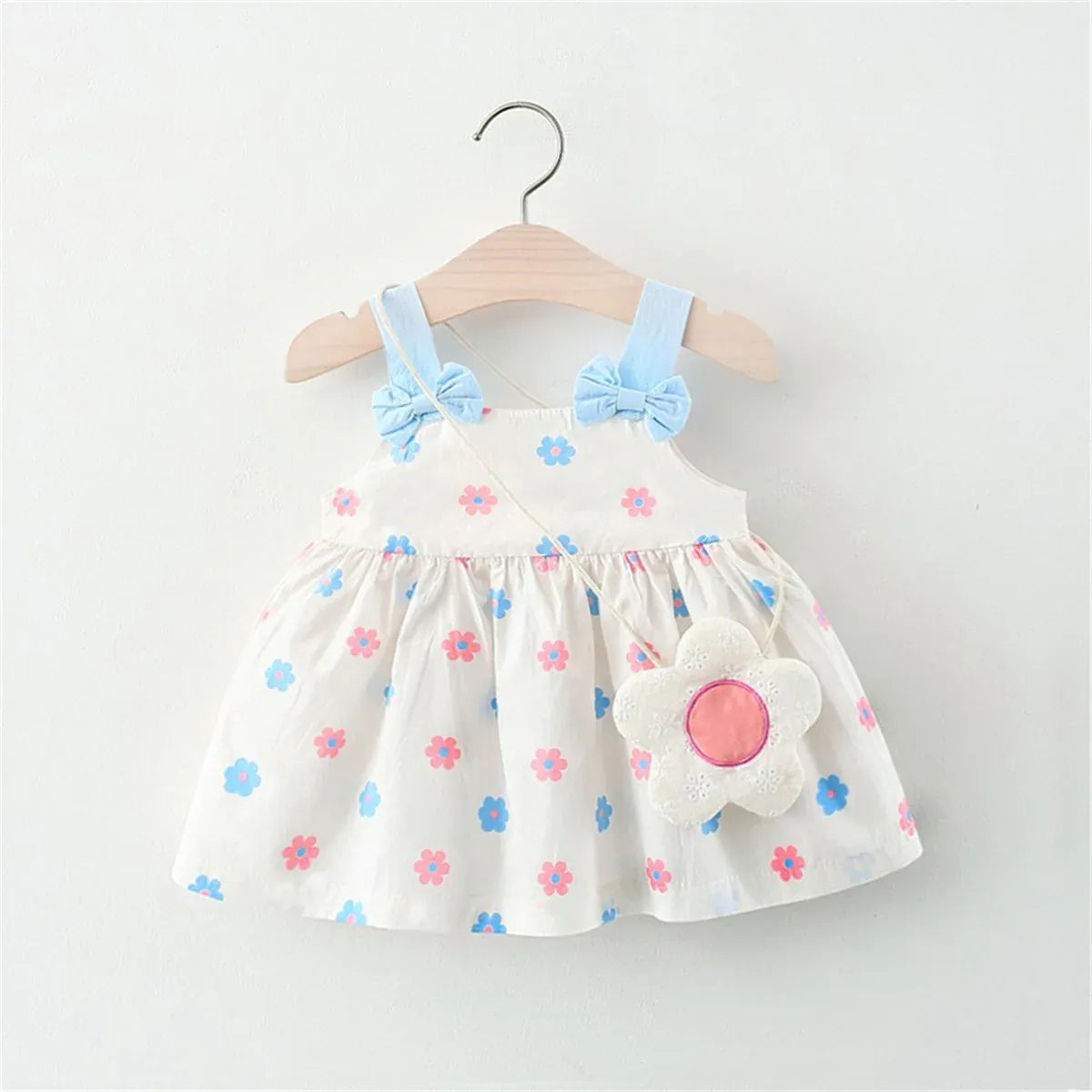 Summer Floral Bow Dress