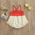 Summer Floral Tassel Baby Jumpsuit
