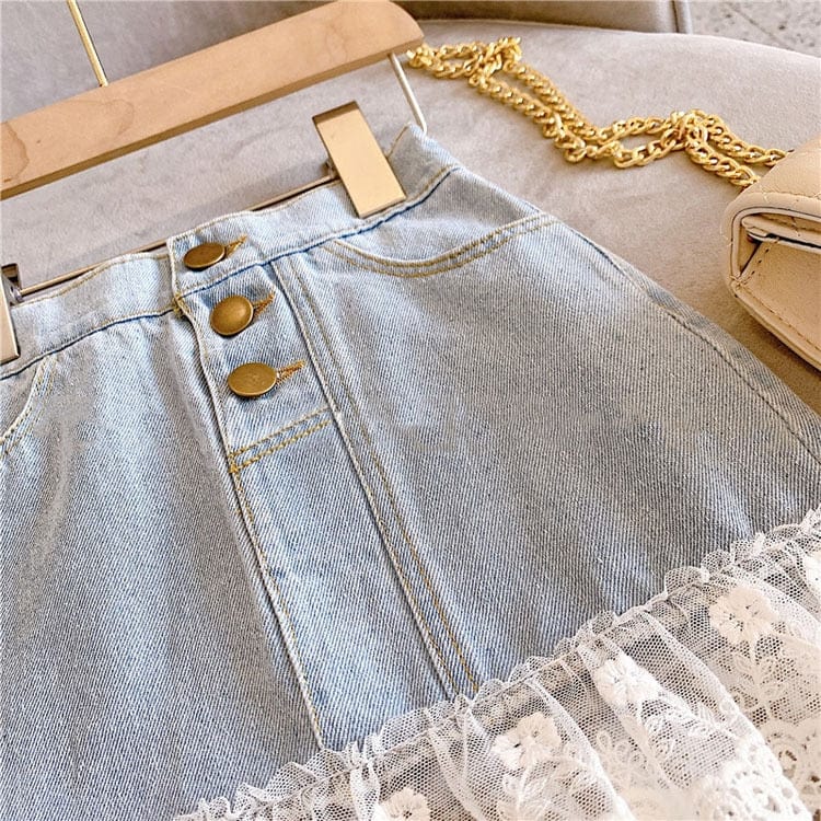 Summer Girls Skirts Jeans
