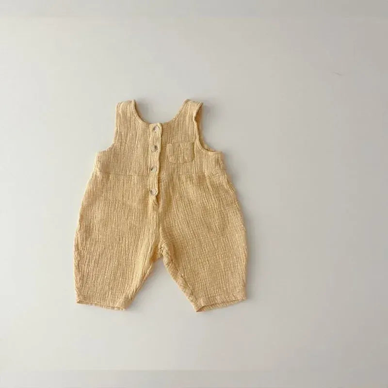 Summer Sleeveless Solid Color Plaid