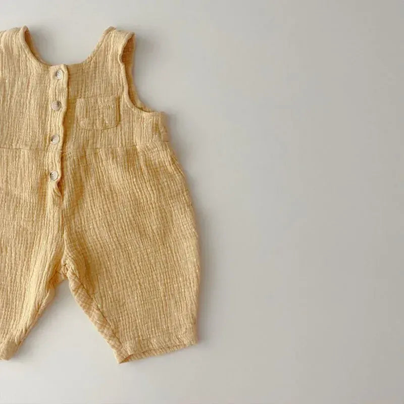 Summer Sleeveless Solid Color Plaid