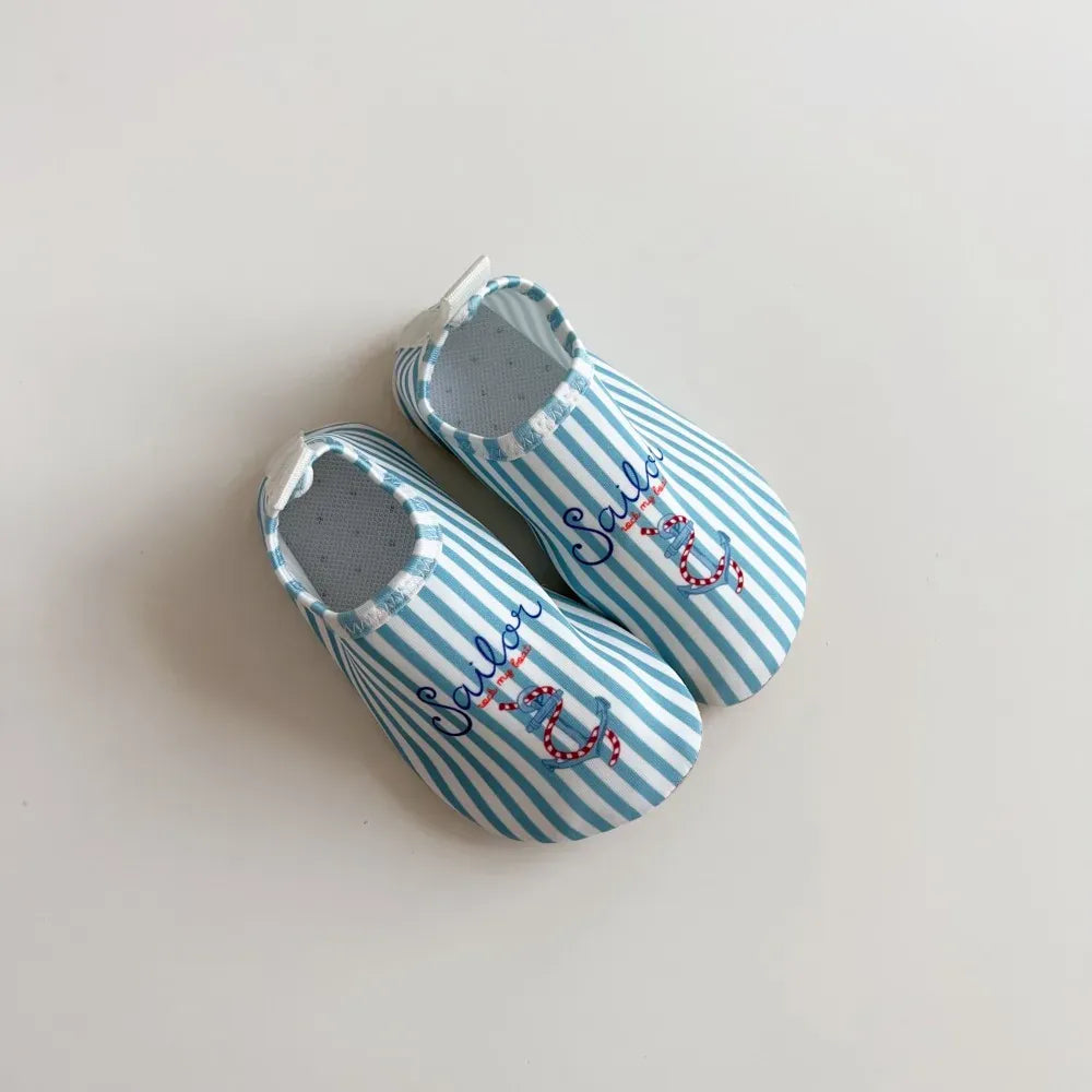 Blue Stripe / 24-25 Summer Splash Water Shoes