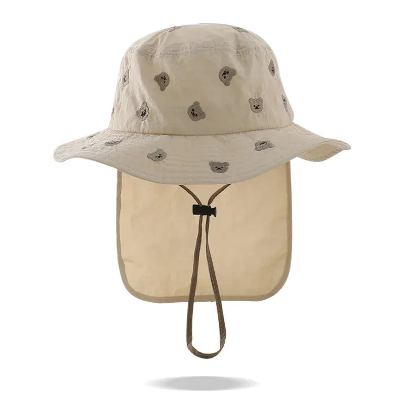 Bear Sun Hat Quick-dry Beach Children Panama