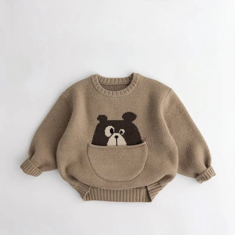 khaki / 80 for 12m Sweaters Cartoon