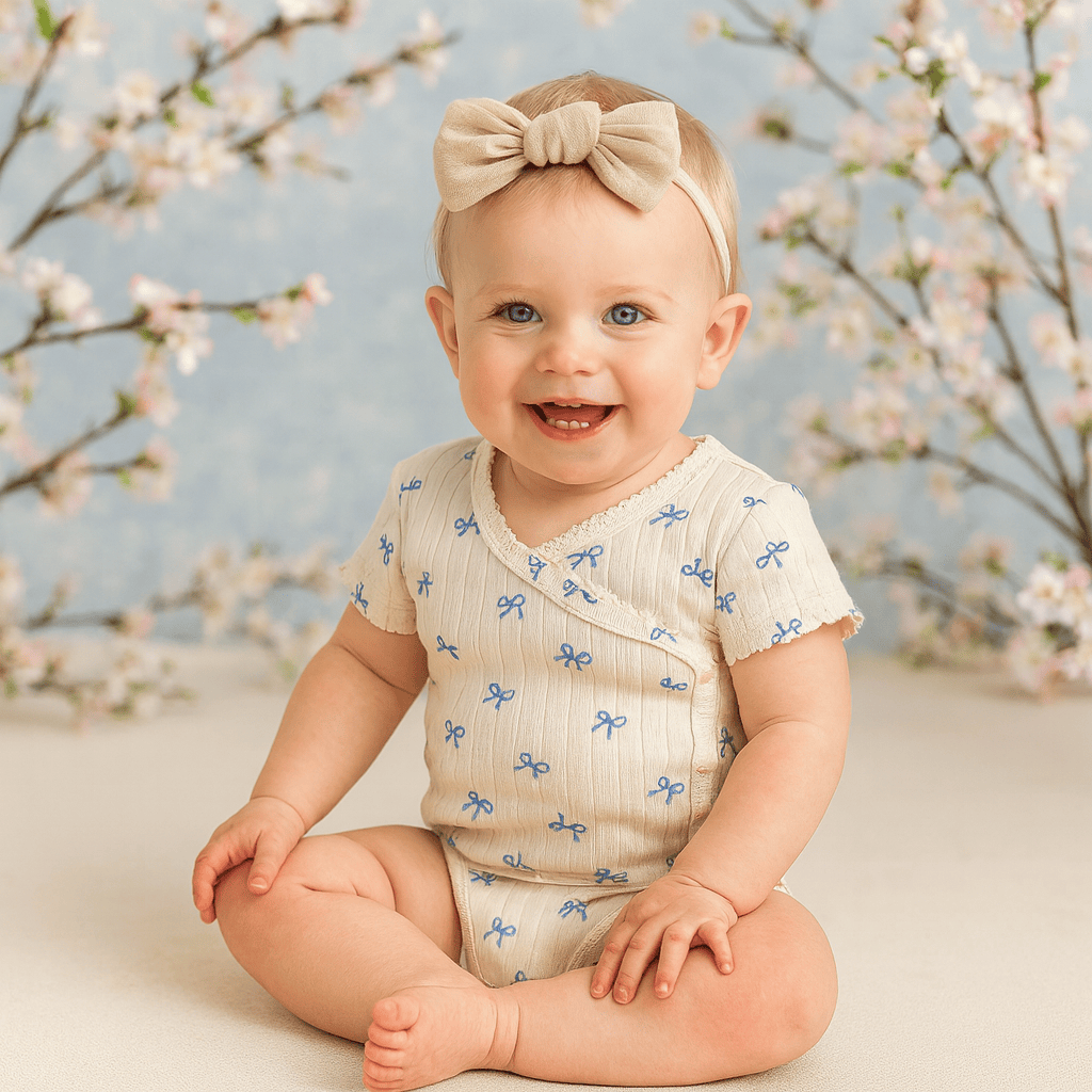 Sweet Heart Print Baby Romper