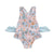 L / 3-4Years Swimsuit Floral Print