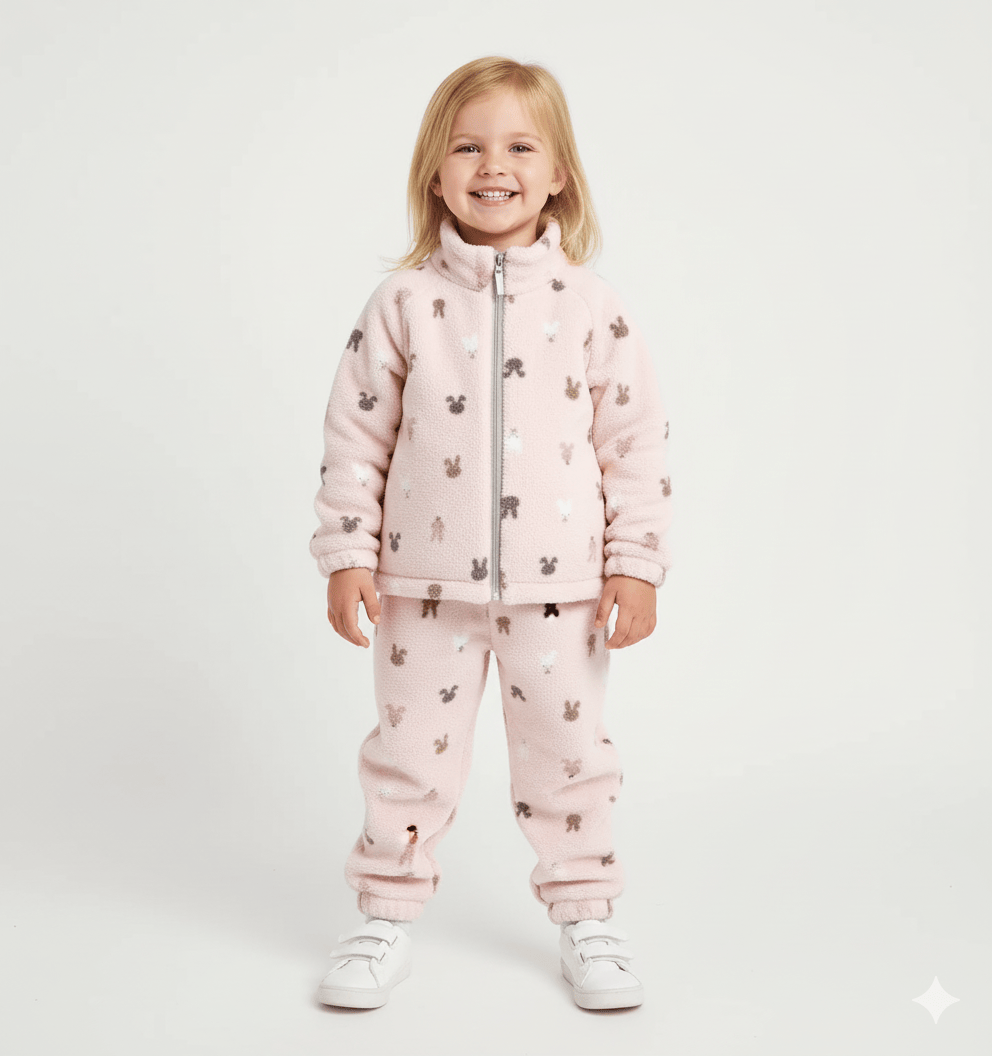 TeddyCozy Plush Fleece Set