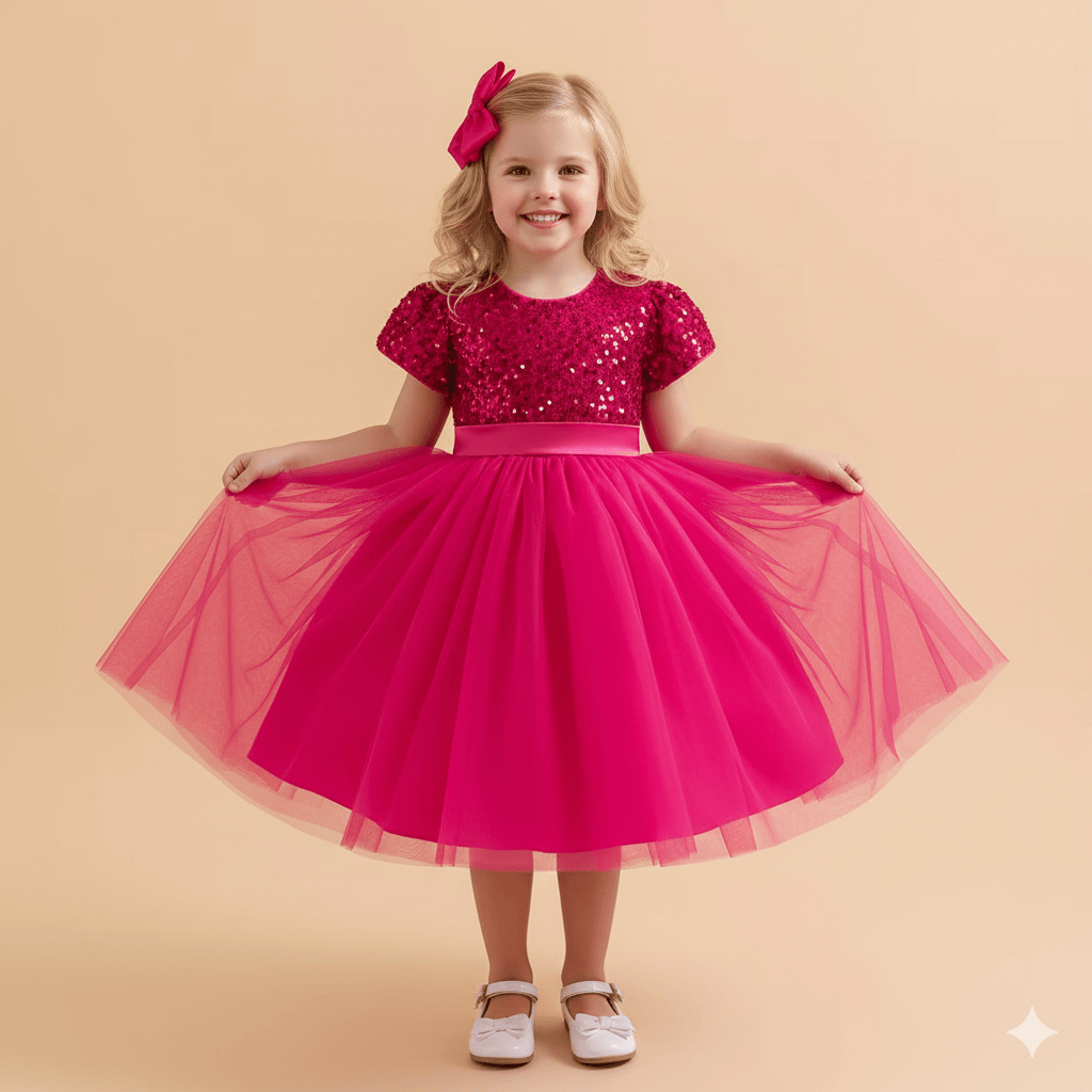 The Classic Sequin & Tulle Gown
