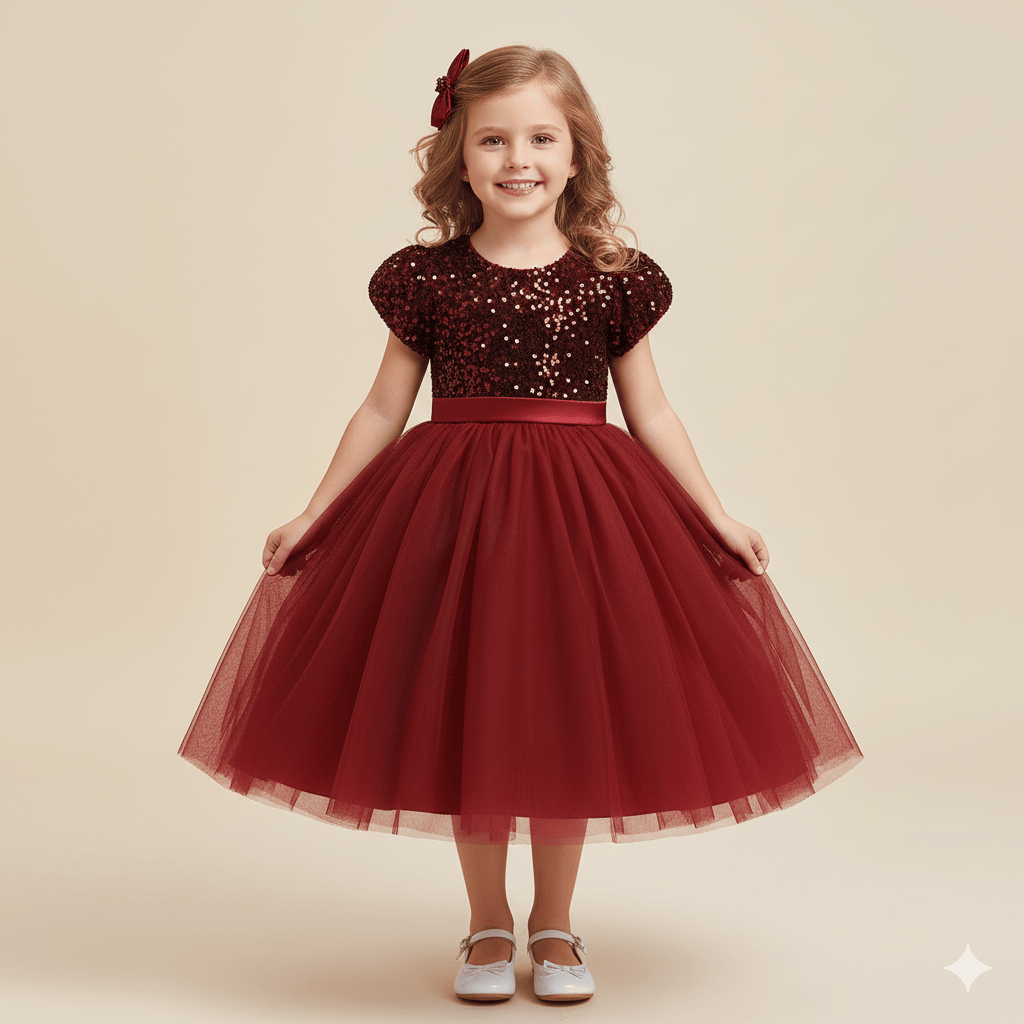 The Classic Sequin & Tulle Gown