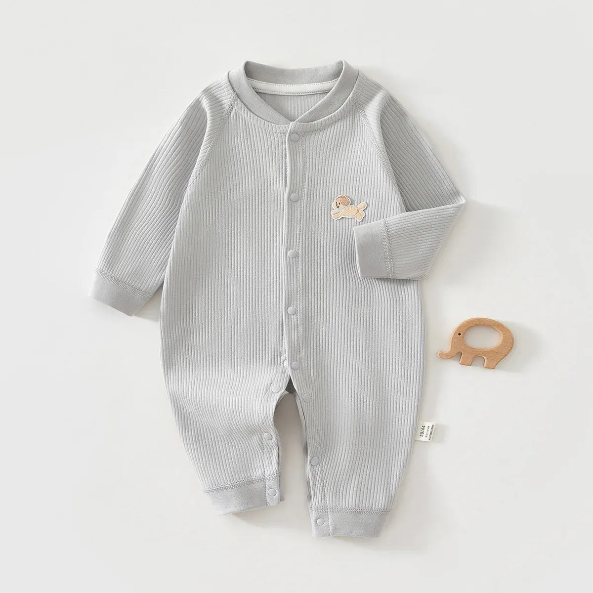 Gray / 1-3M The Cloud Knit Footless Baby Sleeper