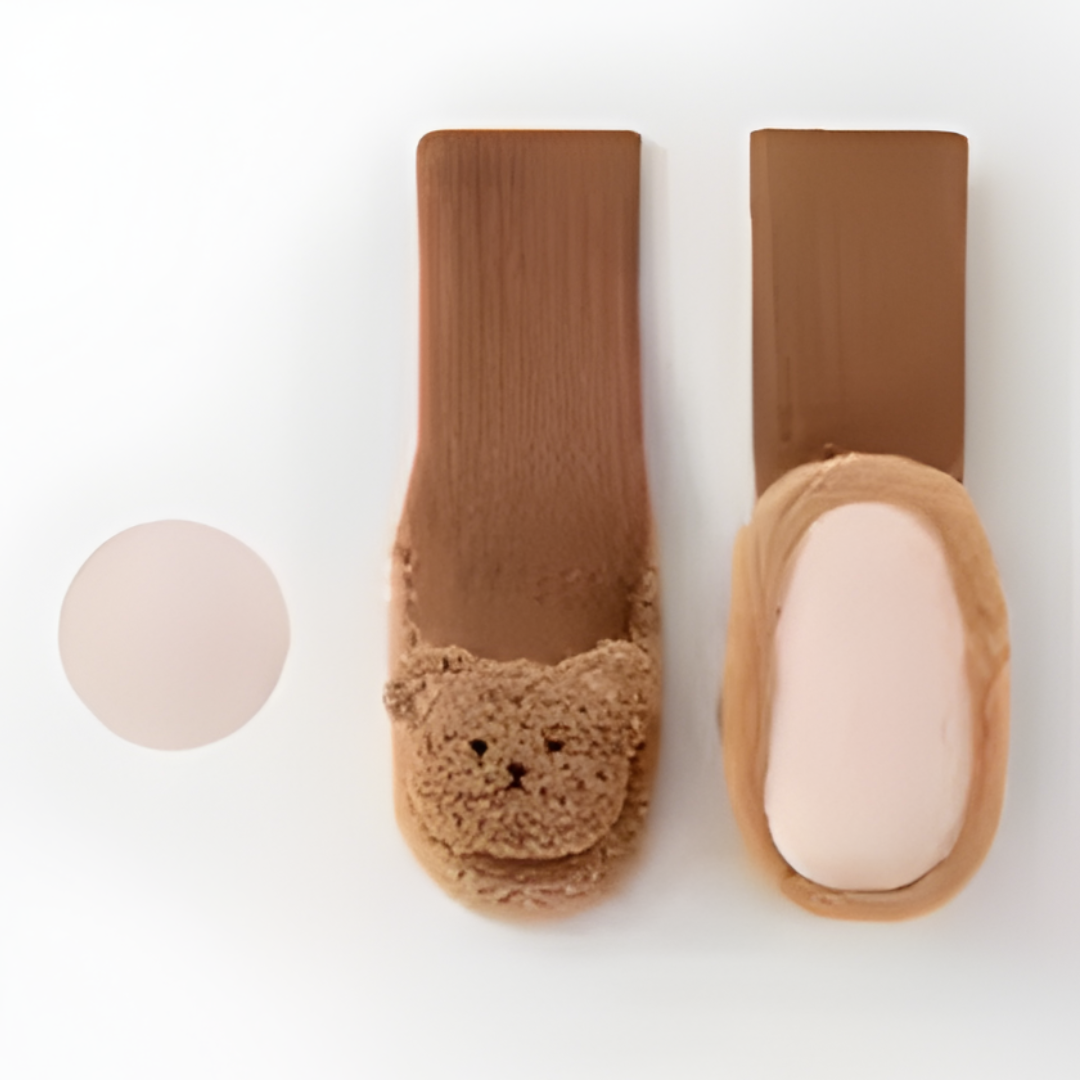 Brown / 0-6M The Cozy Cub Slipper-Socks