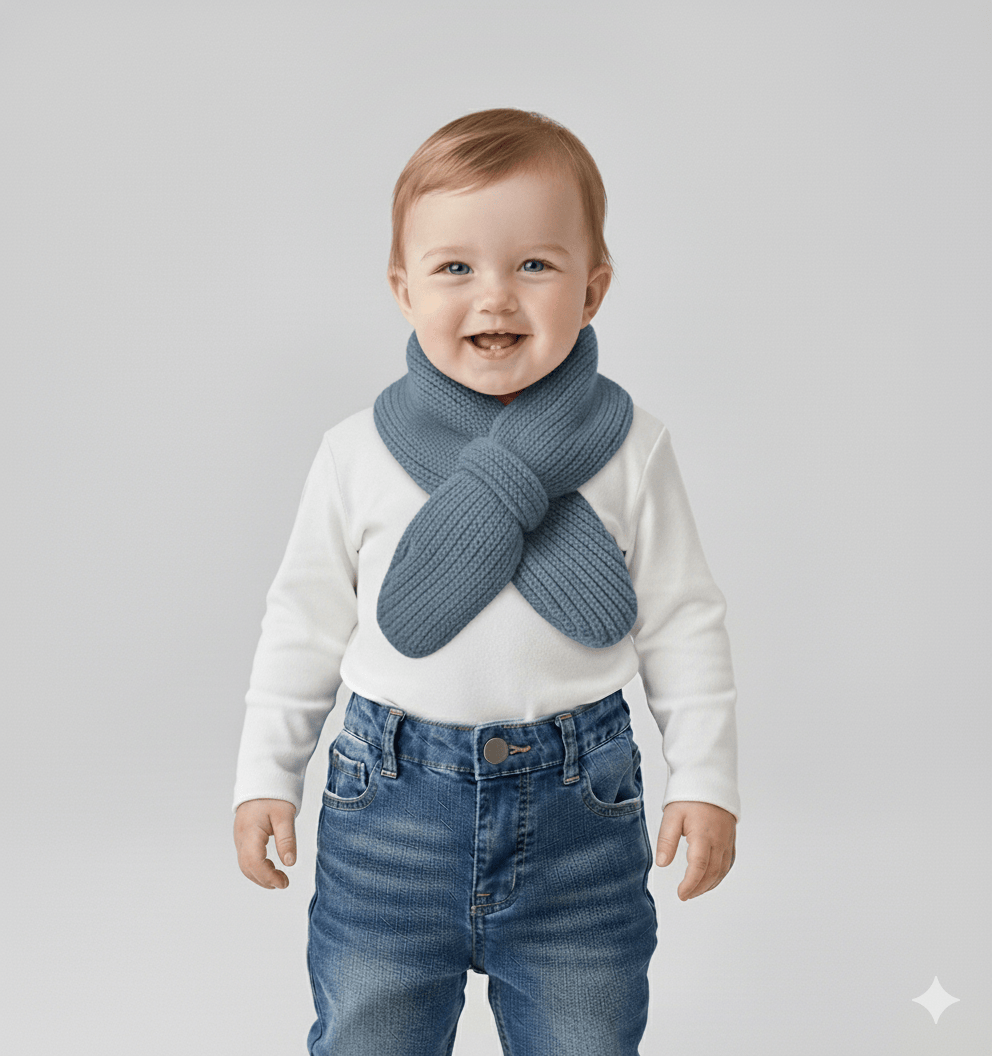 The Cozy Loop Wool-Blend Knit Scarf