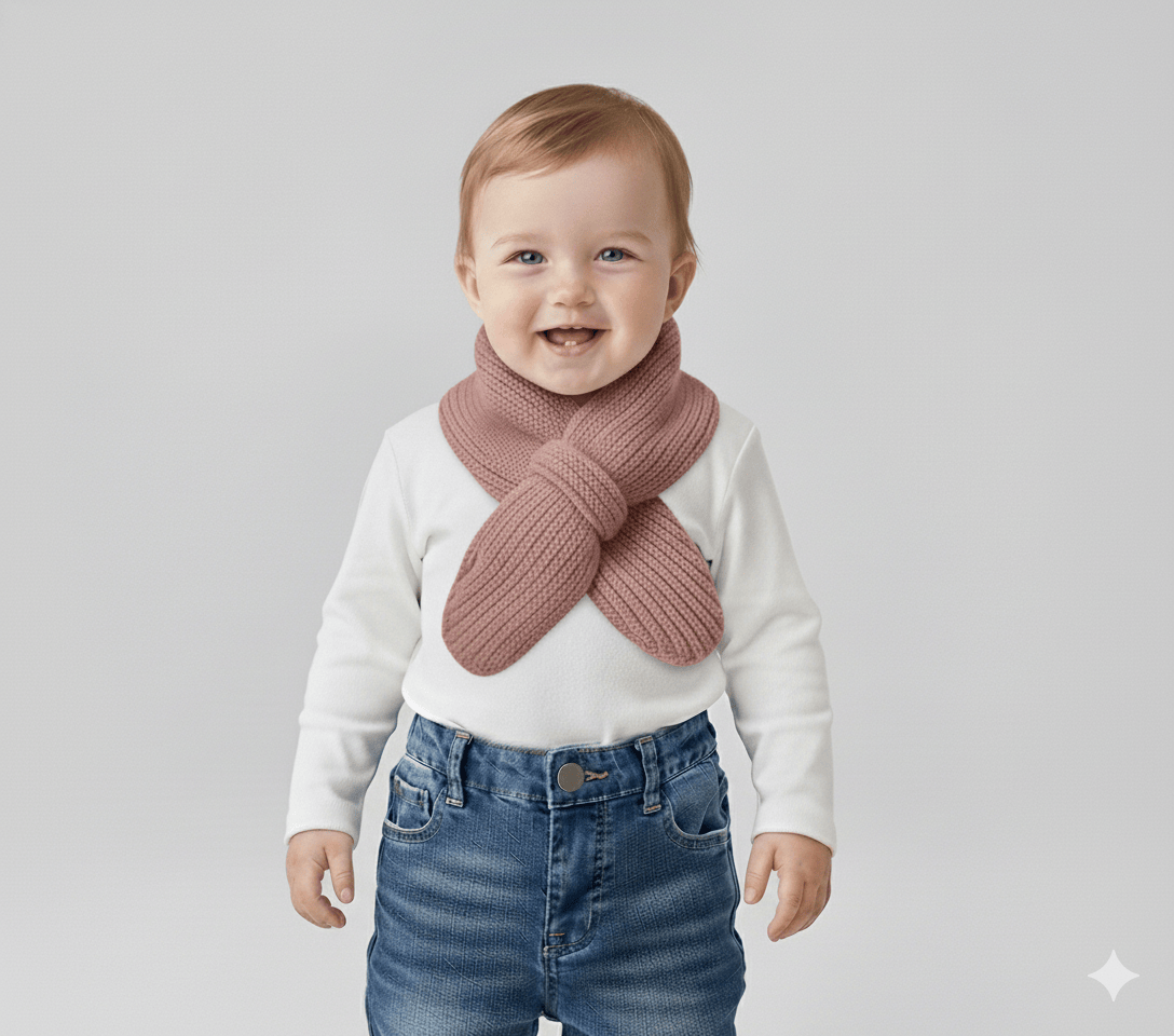 The Cozy Loop Wool-Blend Knit Scarf
