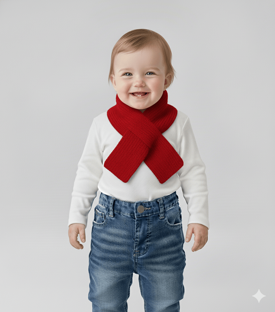 The Cozy Loop Wool-Blend Knit Scarf