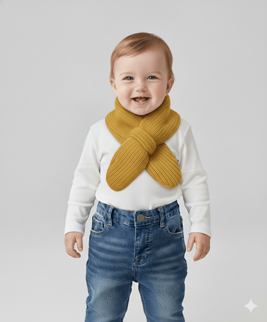 The Cozy Loop Wool-Blend Knit Scarf