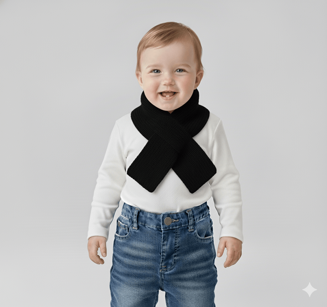 The Cozy Loop Wool-Blend Knit Scarf