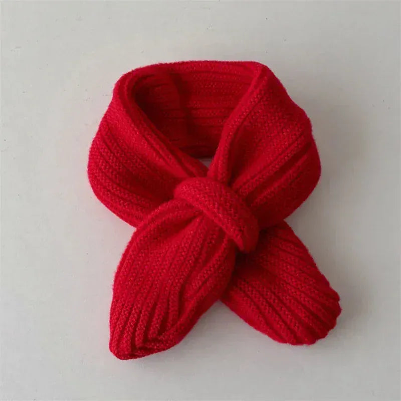 Red / Wool The Cozy Loop Wool-Blend Knit Scarf