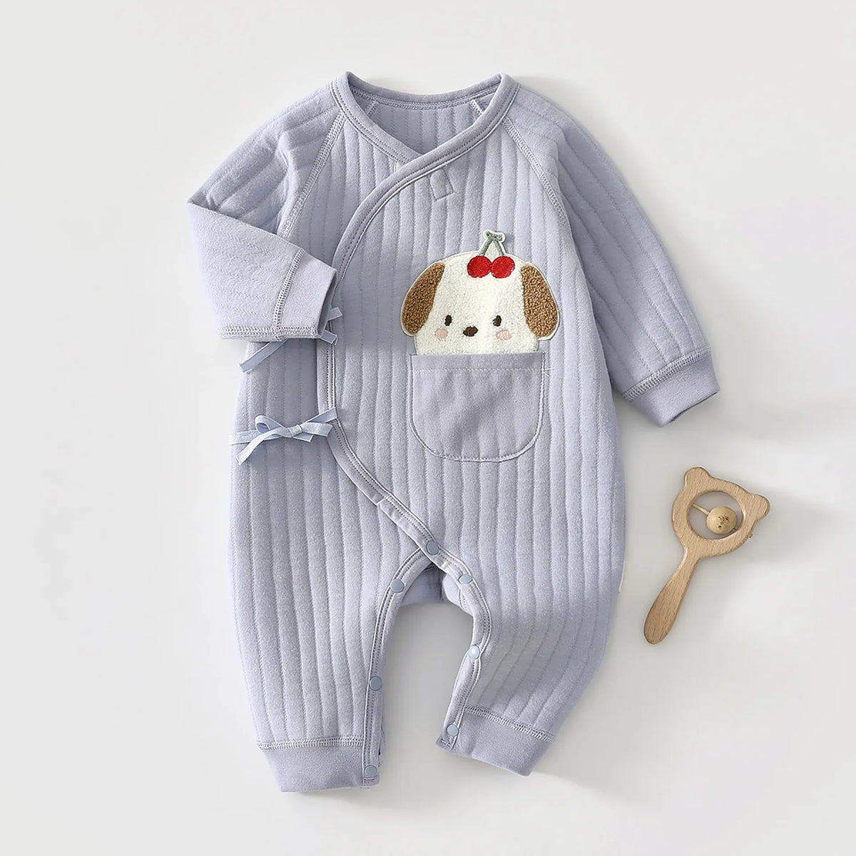 Baby &amp; Toddler Blue Puppy / Newborn The Cuddle-Up Jumpsuit
