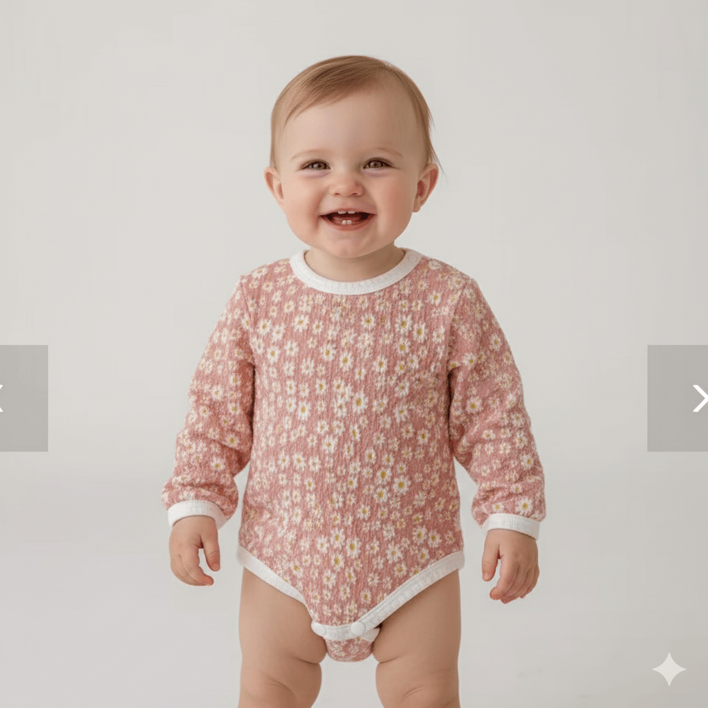 The Daisy Crinkle Bodysuit