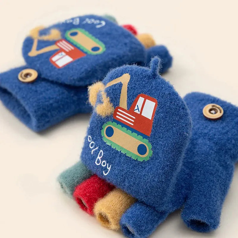 The Digger 2-in-1 Convertible Kids' Mittens