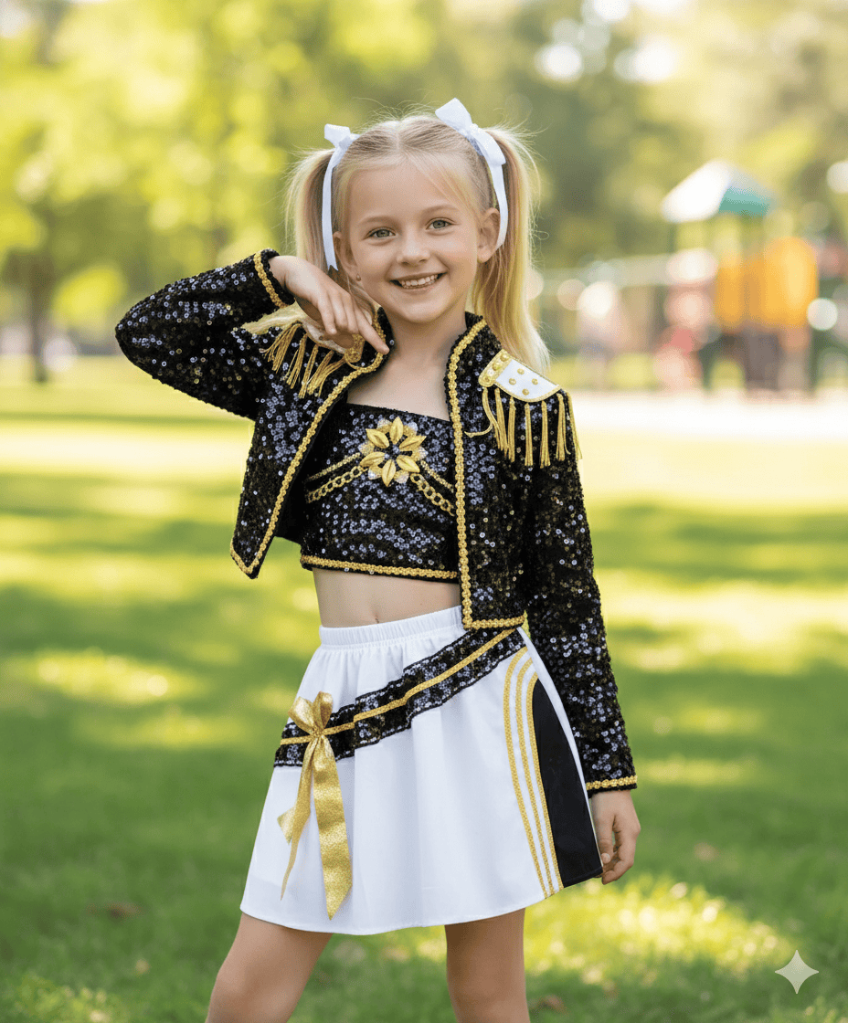 Golden Glow Set / 7T The Future Pop Star Costume