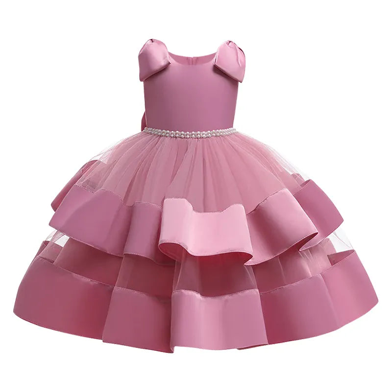 Dark Pink 1 / 3T The Grand Tier Ball Gown