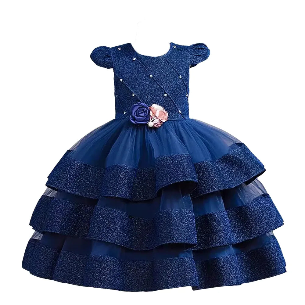 Blue 2 / 3T The Grand Tier Ball Gown