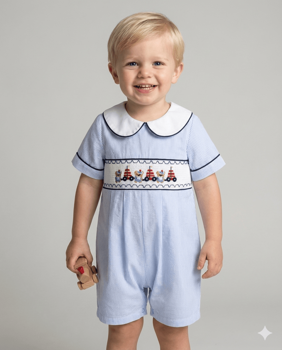 The Heirloom Smocked Romper