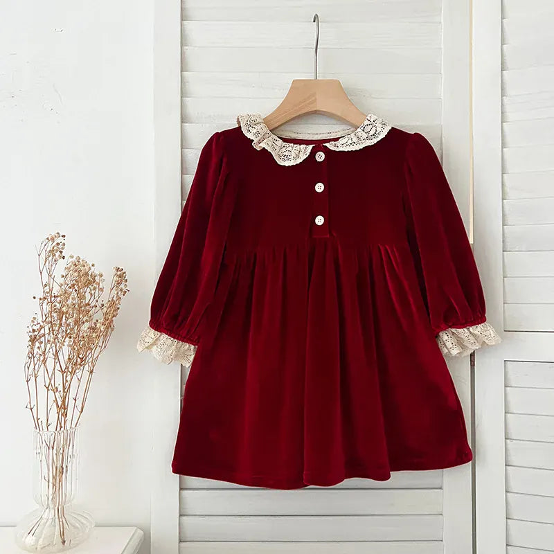 Red / 2T The Heirloom Velvet Dress