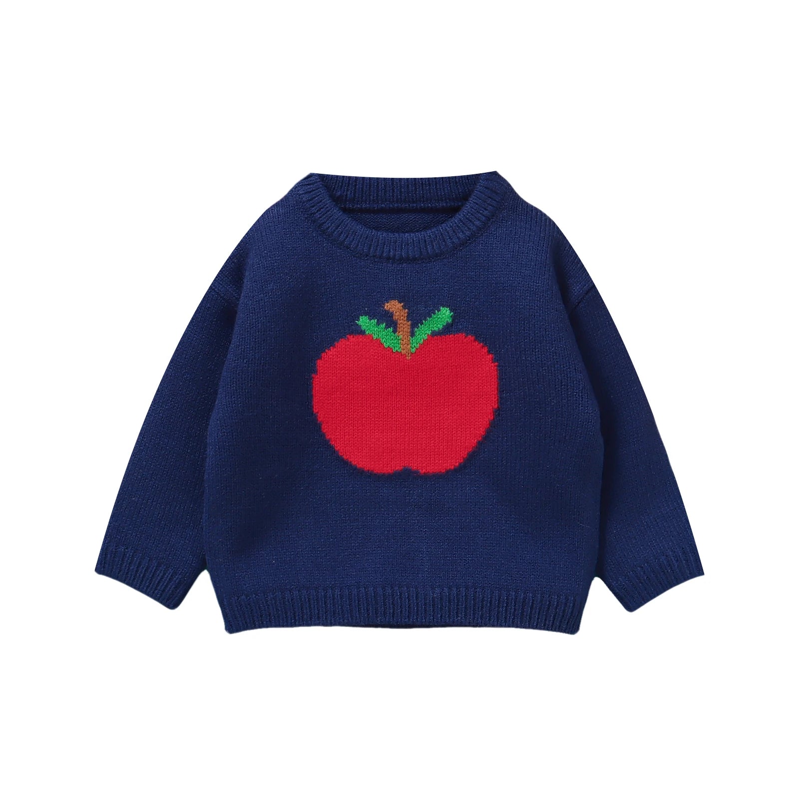 Navy Apple / 9-12M The Iconic Graphic Knit Sweater