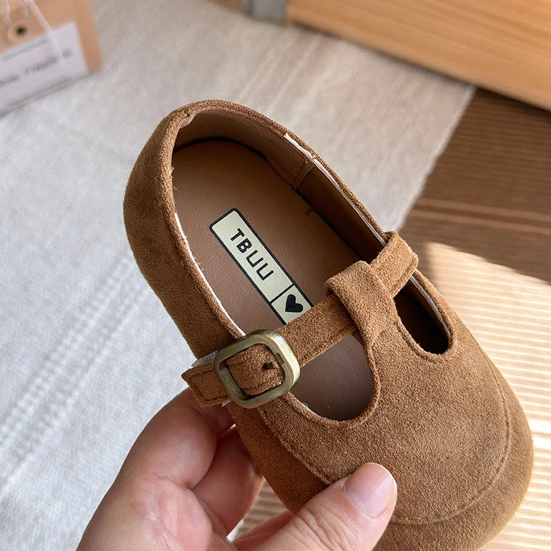 The Little Classic T-Strap Flats