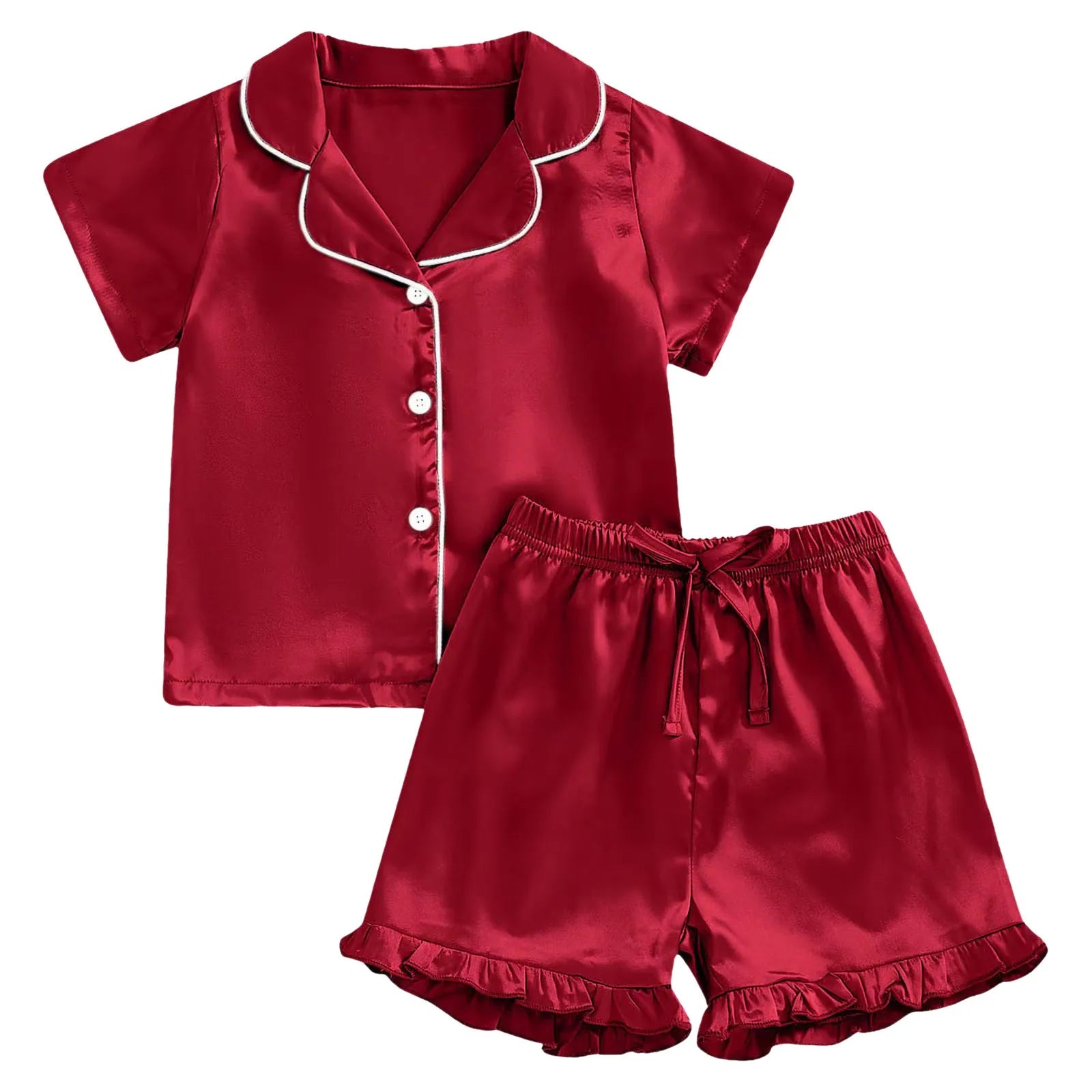 The Little Dreamer Satin Pajama Set