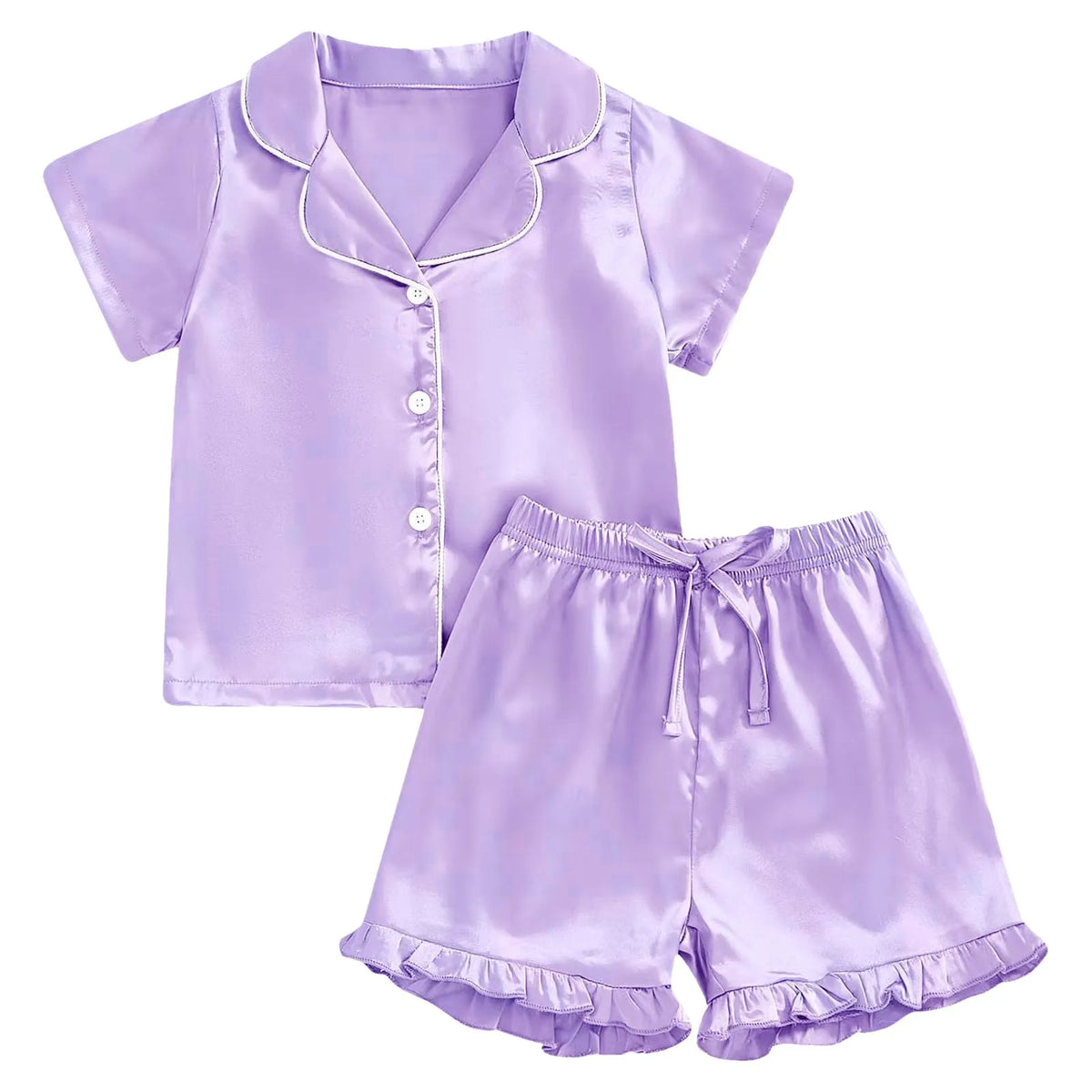 The Little Dreamer Satin Pajama Set