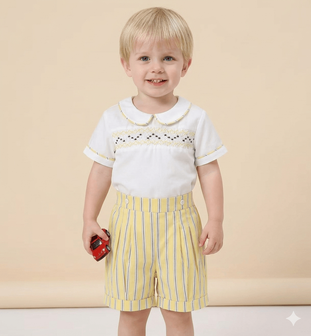 The Little Gentleman's Smocked Suit