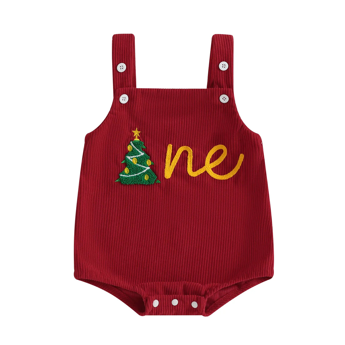 Christmas Tree “One” Romper / 0-3M The Little Holly Christmas Romper