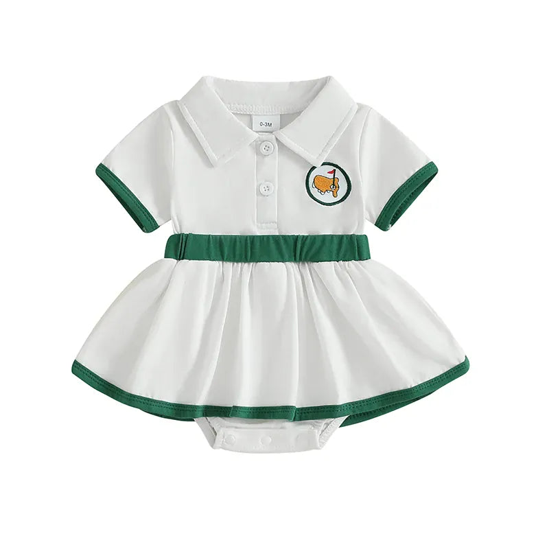 White / 3M The Little Pro-Player Romper Dress
