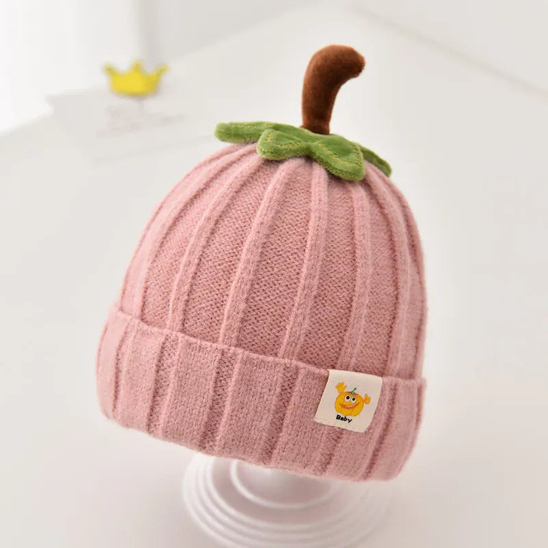Pink / 6M-3T The Little Sprout Ribbed Knit Baby Beanie