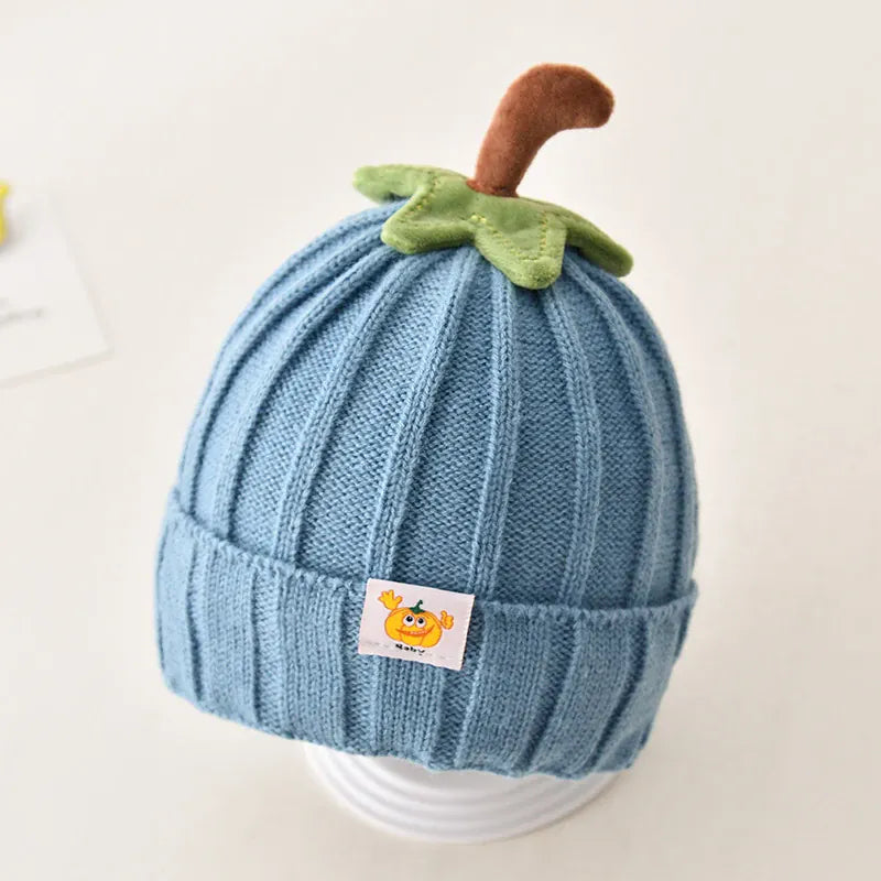 Blue / 6M-3T The Little Sprout Ribbed Knit Baby Beanie