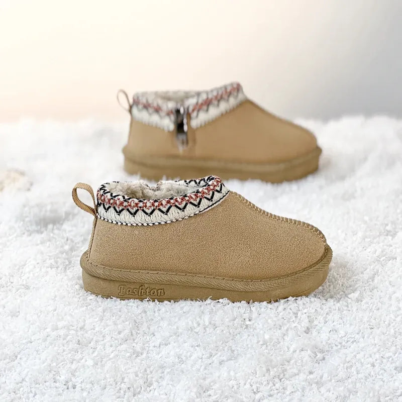 Beige / 15 The Little Wanderer Snow Boots