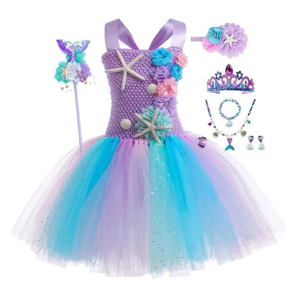 Mermaid 03 / 12-18M The Ocean Dream Princess Dress