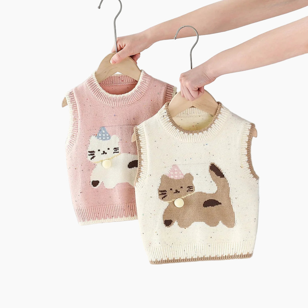The Playful Pal Knit Vest