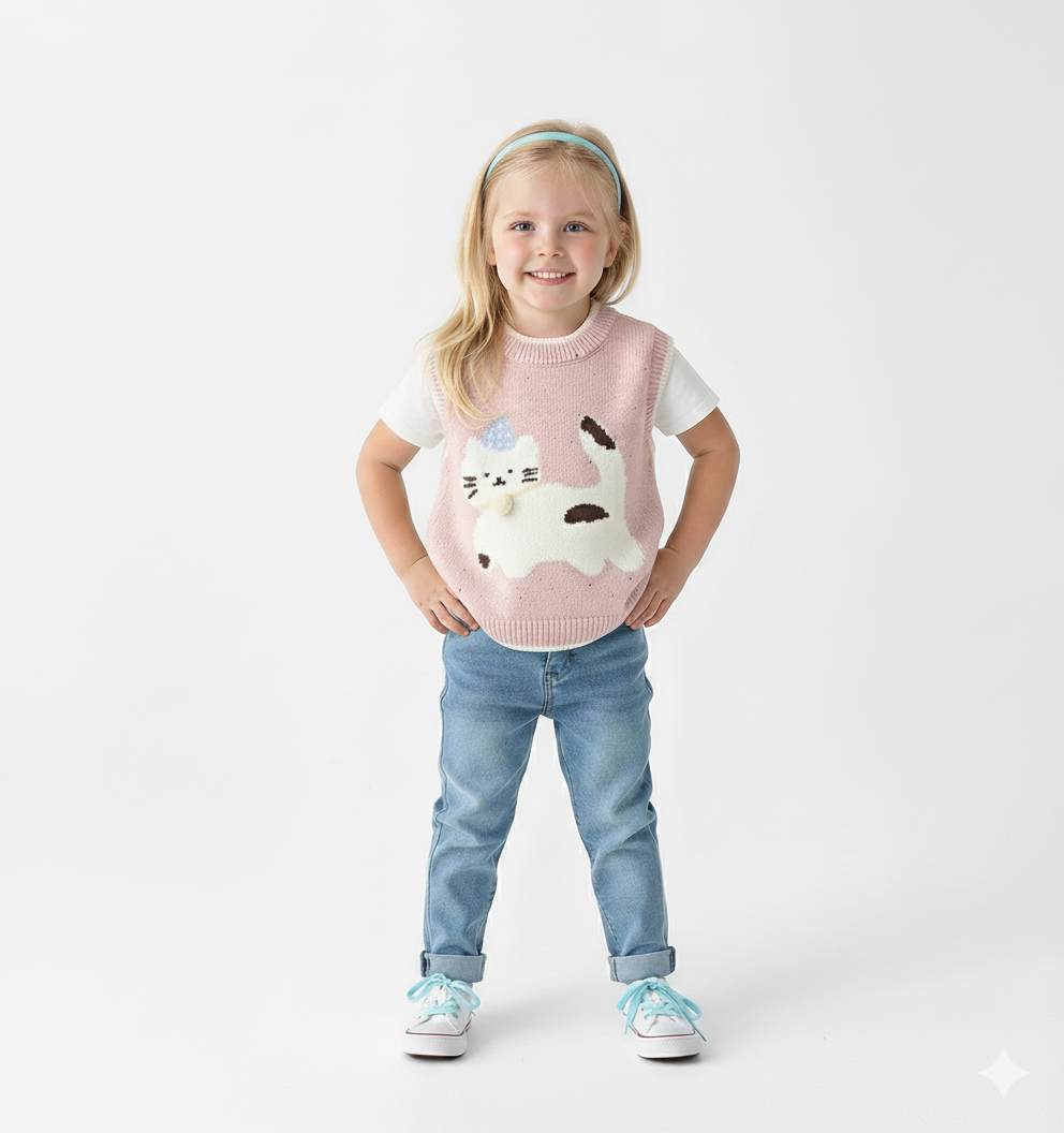 The Playful Pal Knit Vest