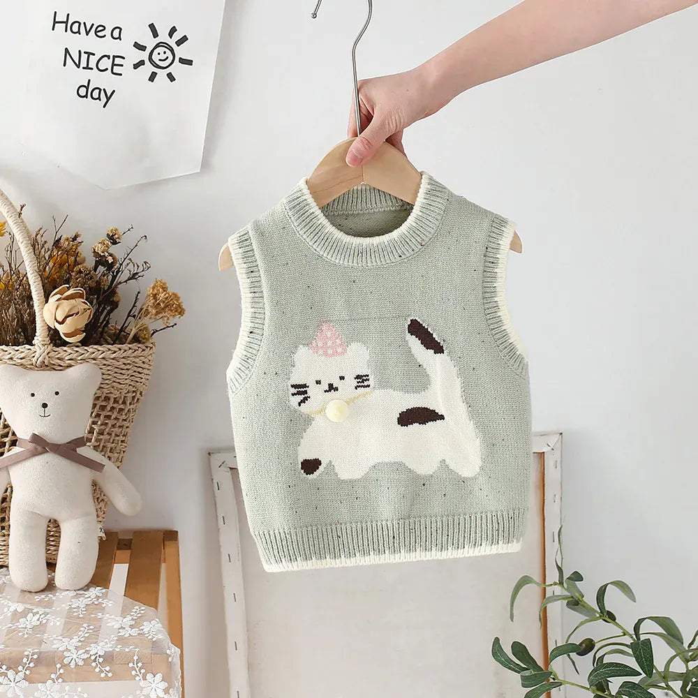 Mint Green / 1T The Playful Pal Knit Vest
